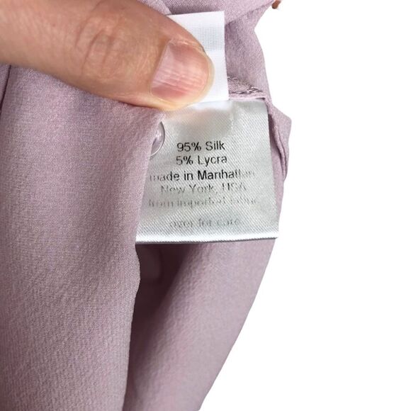 Rachel Comey silk lilac long sleeves blouse.‎ Sz 0 - Picture 10 of 11